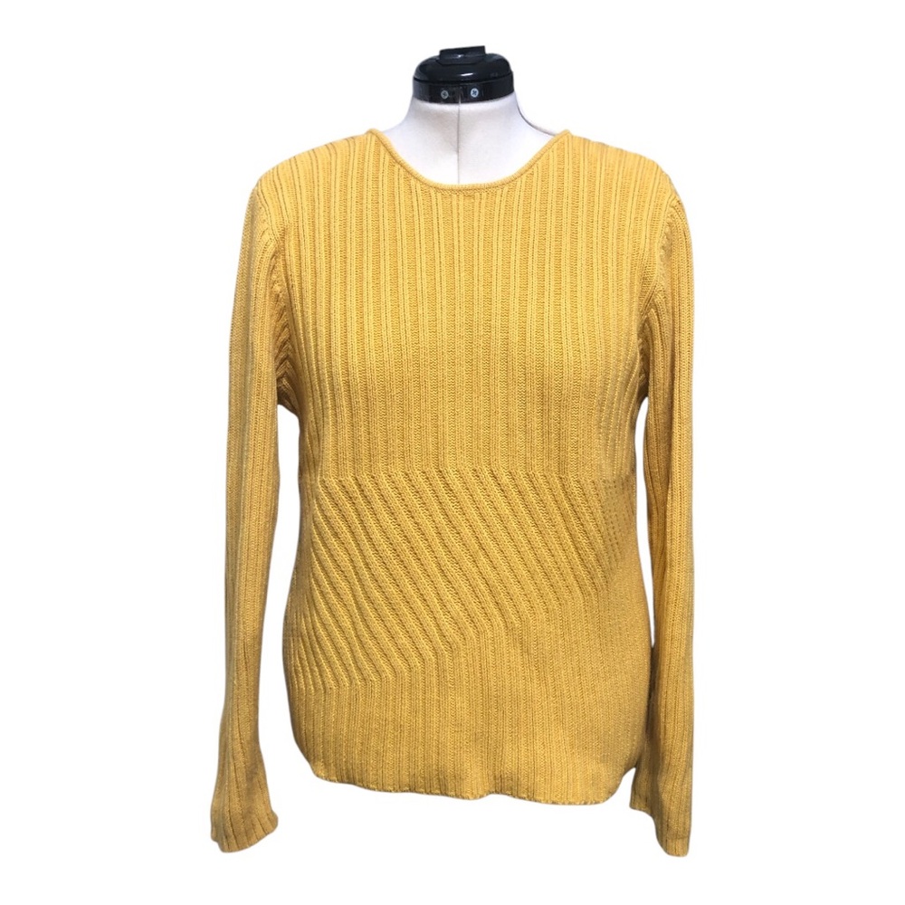 🔸Liz Claiborne women’s mustard yellow sweater🔸 - Picture 2 of 7